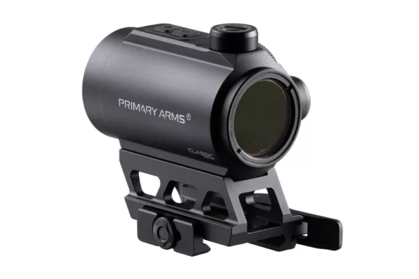 Mira de ponto vermelho com botão de pressão de 25 mm da Primary Arms Classic Series
