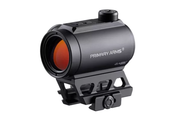 Mira de ponto vermelho com botão de pressão de 25 mm da Primary Arms Classic Series