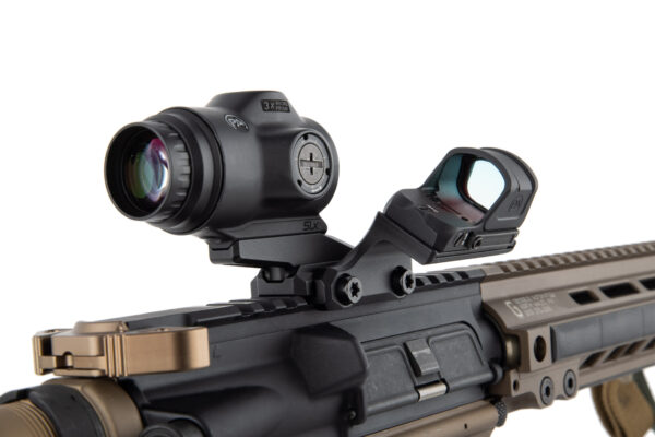 Primary Arms Mini Reflex Offset Mount For PAO MicroPrisms™ - Black