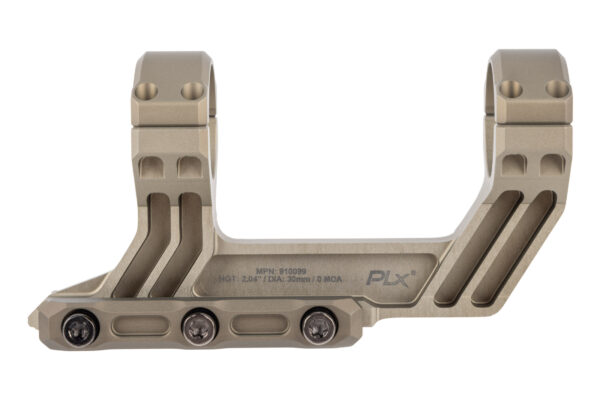 Primary Arms 30mm PLx Cantilever Mount - 2.04" - Clear Anodized