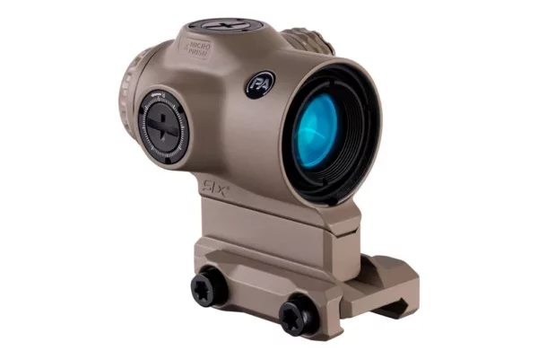 El visor Primary Arms SLx 1x MicroPrism viene en color tierra oscura plana.