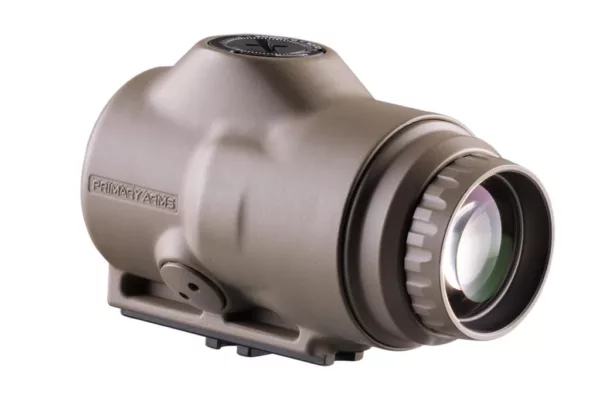 Primary Arms SLx 3x MicroMagnifier FDE features a standard mounting system.