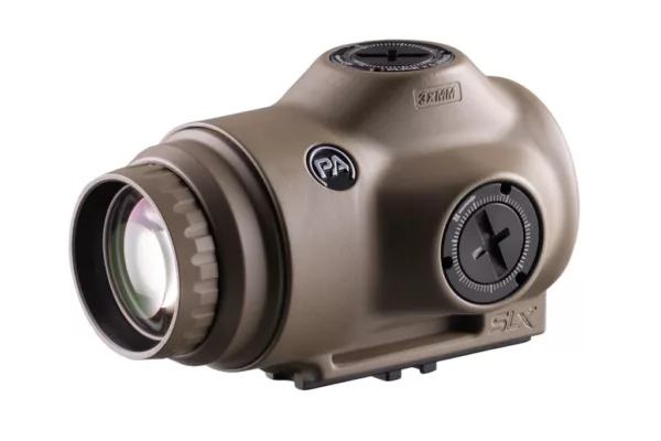 SLx Micro red dot magnifier FDE from the right side view.