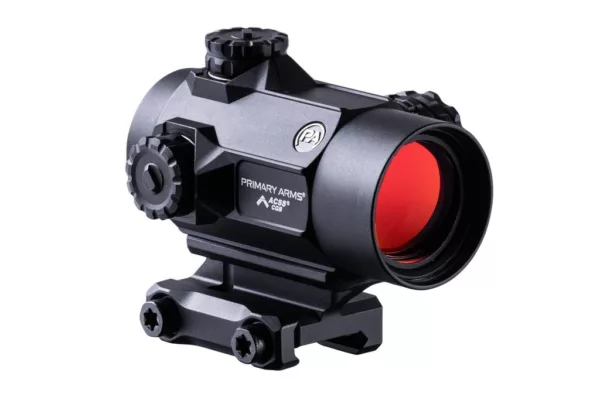Primary Arms SLx MD25 Red Dot Sight comes with multiple reticles to choose from.