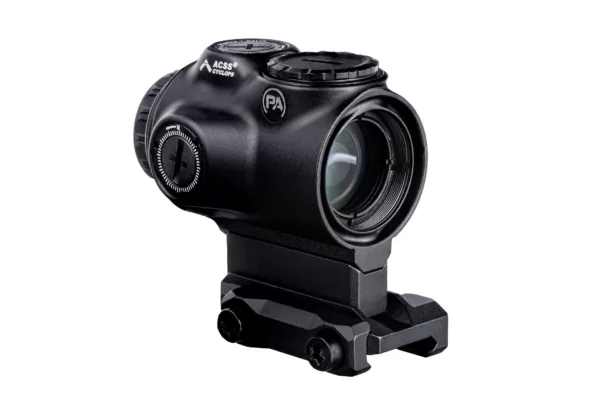 Primary Arms GLx 1x MicroPrism-kikarsikte i svart har ACSS Cyclops-retikel.