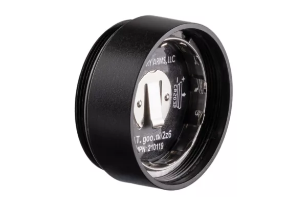 Primary Arms R Spec Autolive battery cap works with Vortex Razor HD scopes.